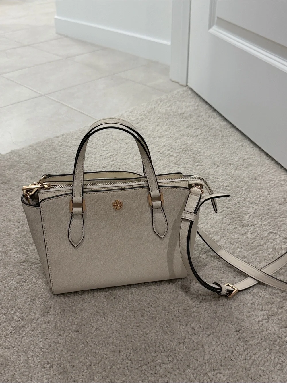 Tory Burch Robinson Small Compartment Tote